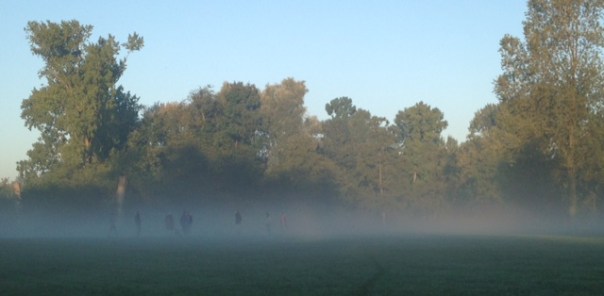 Nevel in het Vondelpark foto MvL